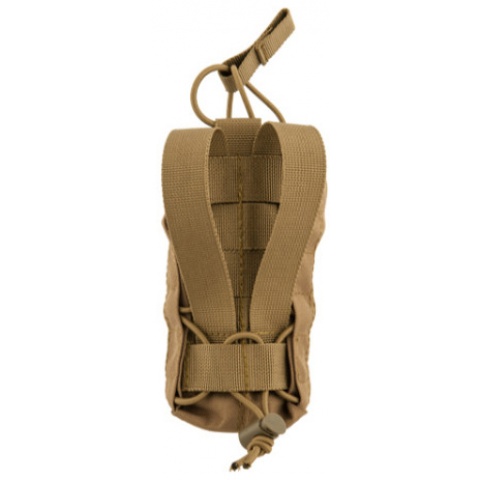 Lancer Tactical Airsoft Radio/Canteen Paracord Pouch - KHAKI