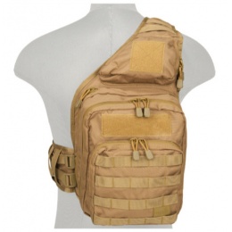 Lancer Tactical 600D Nylon Messenger Bag - COYOTE BROWN