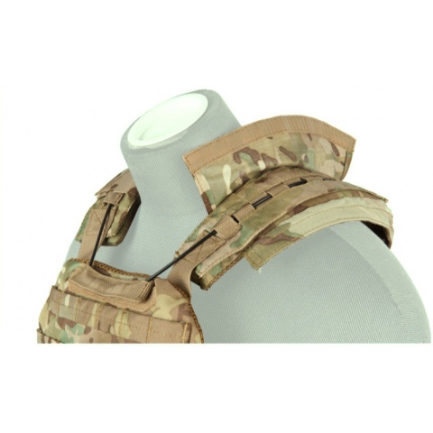 Lancer Tactical 600D Nylon Tactical Vest w/ Shoulder Straps (Camo)