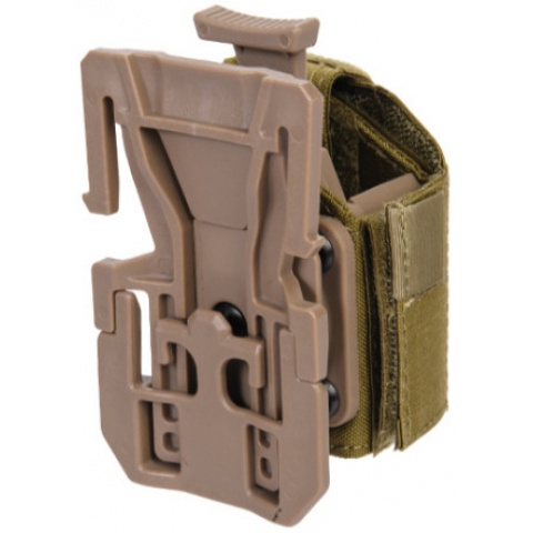Lancer Tactical Airsoft Universal MOLLE Holster - TAN