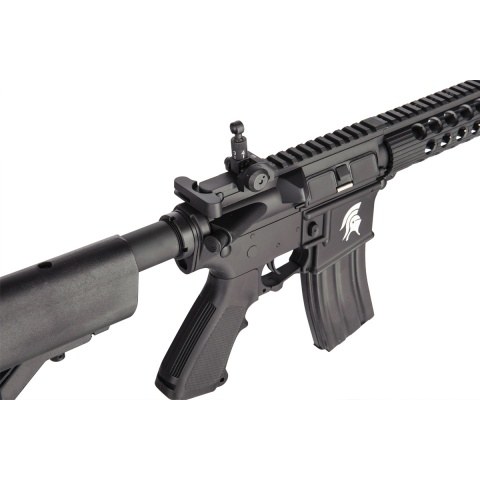 Lancer Tactical Metal M4 Modular RIS MOD2 Airsoft AEG Rifle -BLACK