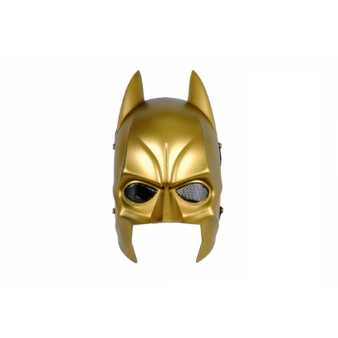 Airsoft Dark Hero Wire Mesh Full Face Mask - GOLD