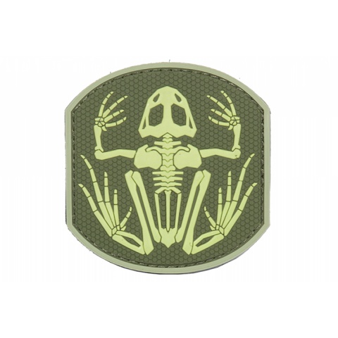 Airsoft Frog Skeleton Patch - TAN / OD GREEN