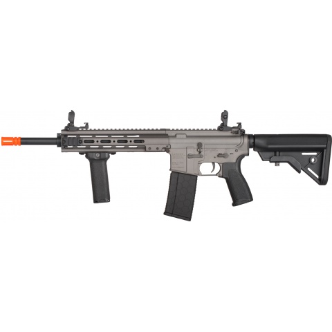 Lancer Tactical Bravo MK1 SMR Black Jack Airsoft Rifle - MIDNIGHT GRAY
