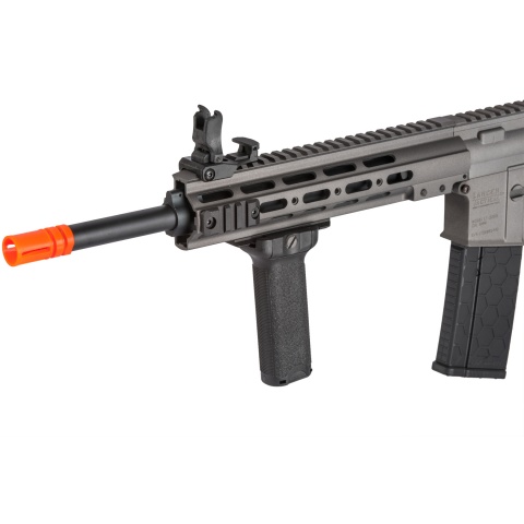 Lancer Tactical Bravo MK1 SMR Black Jack Airsoft Rifle - MIDNIGHT GRAY