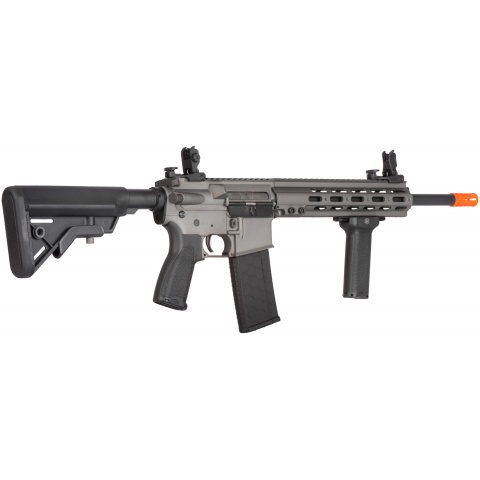 Lancer Tactical Bravo MK1 SMR Black Jack Airsoft Rifle - MIDNIGHT GRAY