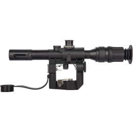 AMP Tactical 4x26 SVD Airsoft Dragunov Scope w/ PSO-1 Reticle - BLACK