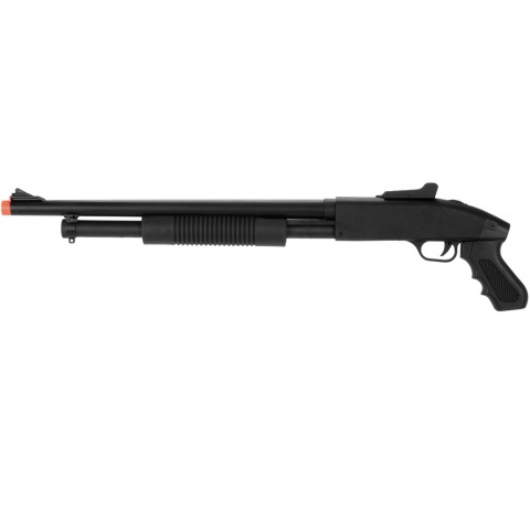 UK Arms Airsoft Spring Shotgun w/ Pistol Grip - BLACK
