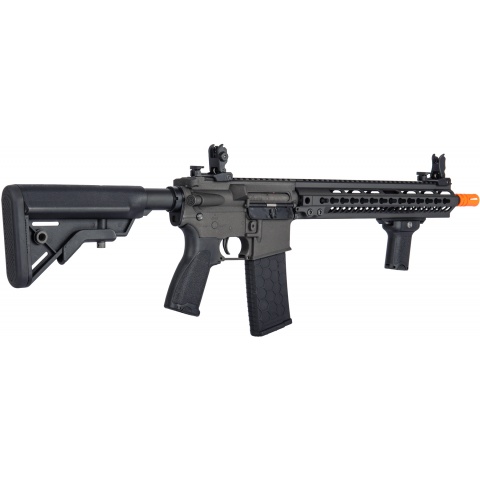 Lancer Tactical Airsoft M4 SMR AEG Black Jack Carbine - BLACK