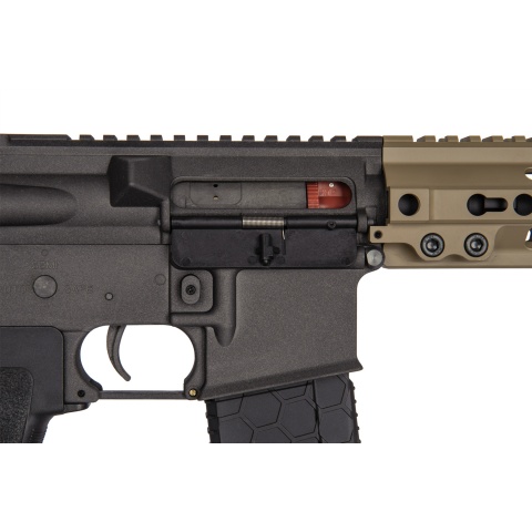 Lancer Tactical Airsoft M4 SMR AEG Black Jack Carbine - DARK EARTH