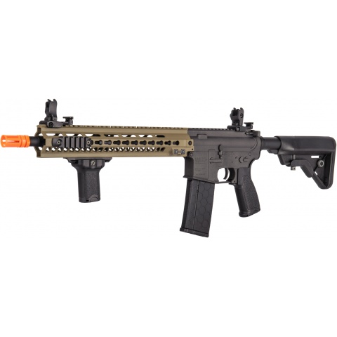 Lancer Tactical Airsoft M4 SMR AEG Black Jack Carbine - DARK EARTH