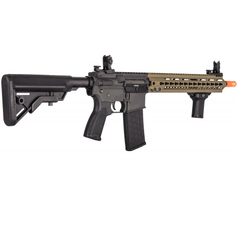 Lancer Tactical Airsoft M4 SMR AEG Black Jack Carbine - DARK EARTH