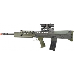 HFC Airsoft L85 A1 Spring Powered Rifle w/ Scope - OD GREEN