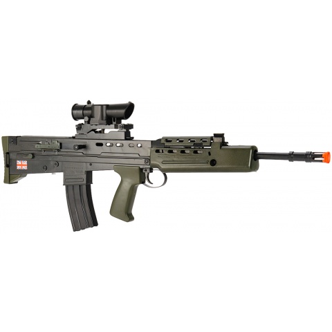 HFC Airsoft L85 A1 Spring Powered Rifle w/ Scope - OD GREEN