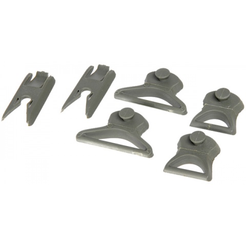 Lancer Tactical Airsoft 35mm Goggle Swivel Clips - FG