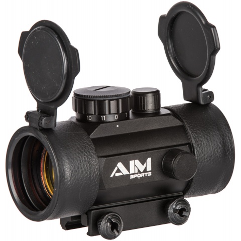 AIM Sports 1x42 Metal Red Dot Airsoft Reflex Sight - BLACK