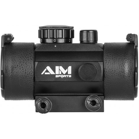 AIM Sports 1x42 Metal Red Dot Airsoft Reflex Sight - BLACK