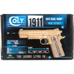 Cybergun Colt M45A1 CO2 M1911 Non-Blowback Airsoft Pistol  - DESERT TAN