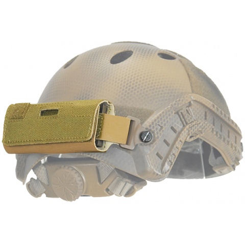 Lancer Tactical Airsoft Helmet Counterweight Pouch - DE