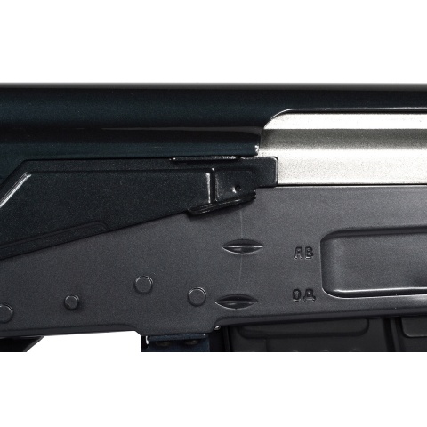 JG Full Metal Gearbox Folding Stock AK47S Airsoft AEG Rifle - BLACK