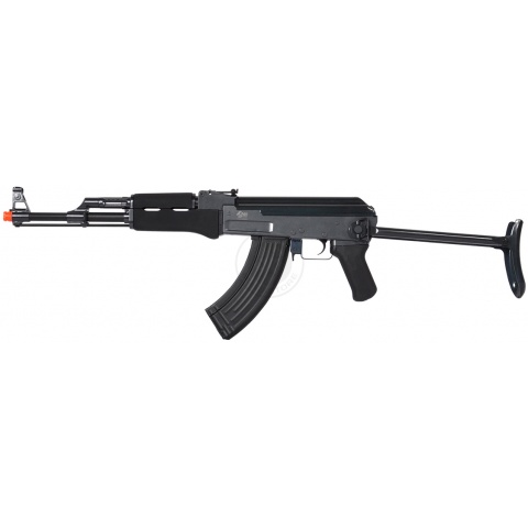 JG Full Metal Gearbox Folding Stock AK47S Airsoft AEG Rifle - BLACK