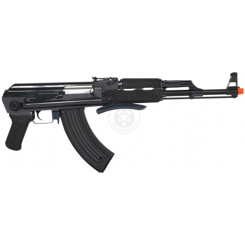 JG Full Metal Gearbox Folding Stock AK47S Airsoft AEG Rifle - BLACK