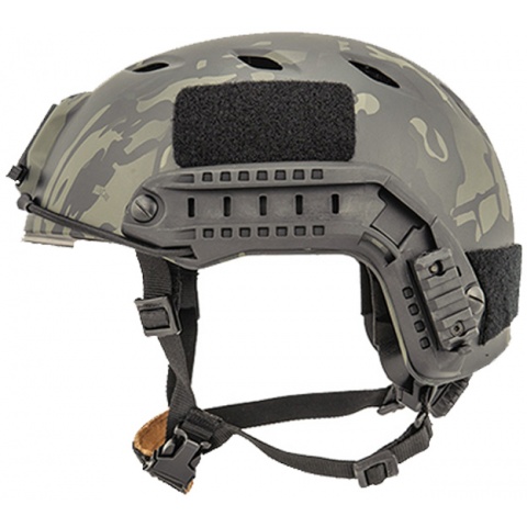 Lancer Tactical ACH Base Jump Tactical Gear Helmet - CAMO BLACK - L/XL