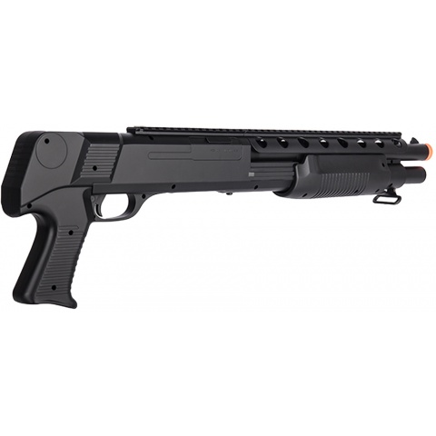 Double Eagle M309 Tactical Pump Action Springer Shotgun (Color: Black)