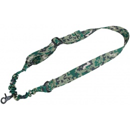 AMA Airsoft Tactical One Point Nylon Bungee Sling - WOODLAND DIGITAL