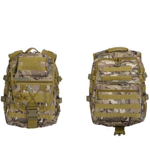Lancer Tactical Airsoft QR MOLLE Laptop Backpack - CAMO