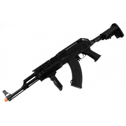450 FPS JG Full Metal AK47 RAS TCW AEG Airsoft Rifle w/ Foregrip