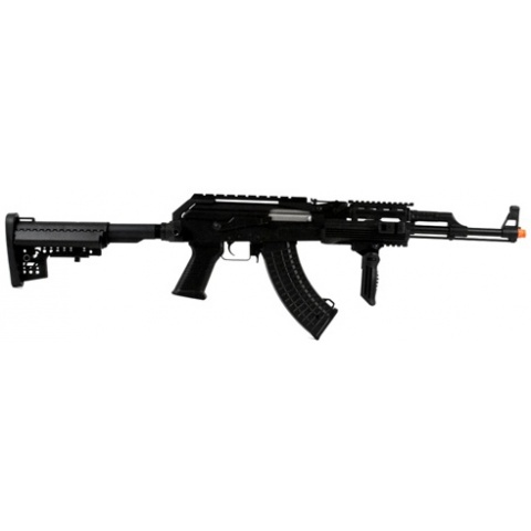 450 FPS JG Full Metal AK47 RAS TCW AEG Airsoft Rifle w/ Foregrip