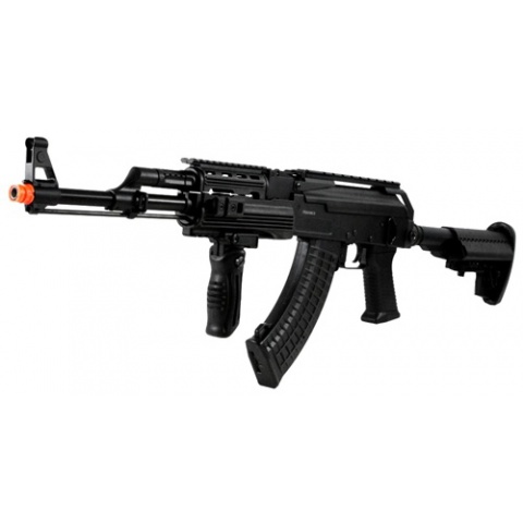 450 FPS JG Full Metal AK47 RAS TCW AEG Airsoft Rifle w/ Foregrip