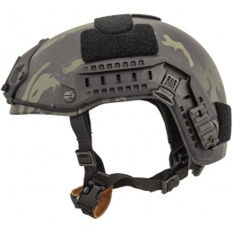 Lancer Tactical Maritime Airsoft ABS Polymer Helmet - CAMO BLACK