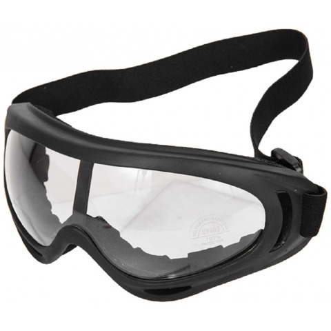 AMA Tactical Airsoft Safety Protective Lens Goggles - CLEAR