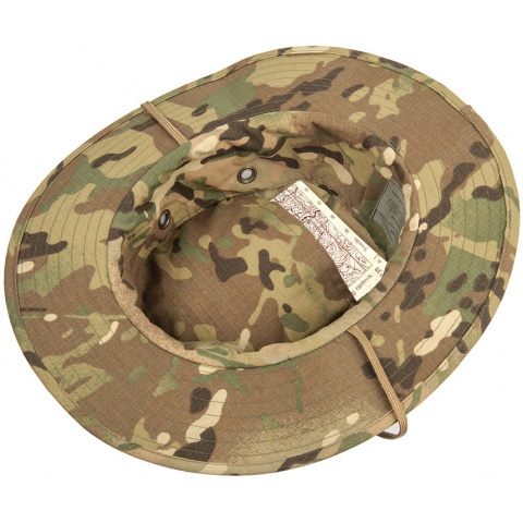 Lancer Tactical Boonie Hat w/ Adjustable Chin Strap - CAMO