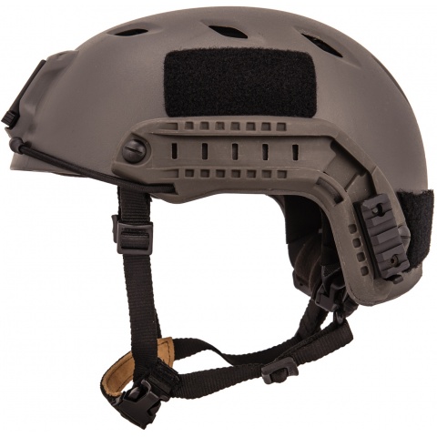 Lancer Tactical ACH Base Jump Airsoft Gear Helmet - SMOKE GRAY - L/XL