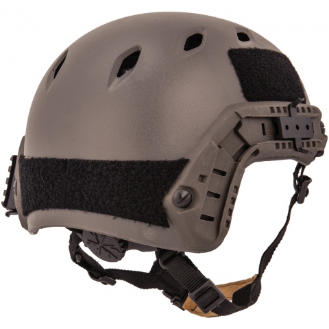 Lancer Tactical ACH Base Jump Airsoft Gear Helmet - SMOKE GRAY - L/XL