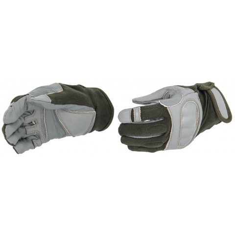 AMA Tactical Hard Knuckle Gloves - SMALL - SAGE