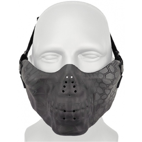 AMA Tactical Skull Lower Face Mask w/ Foam Padding - TYP