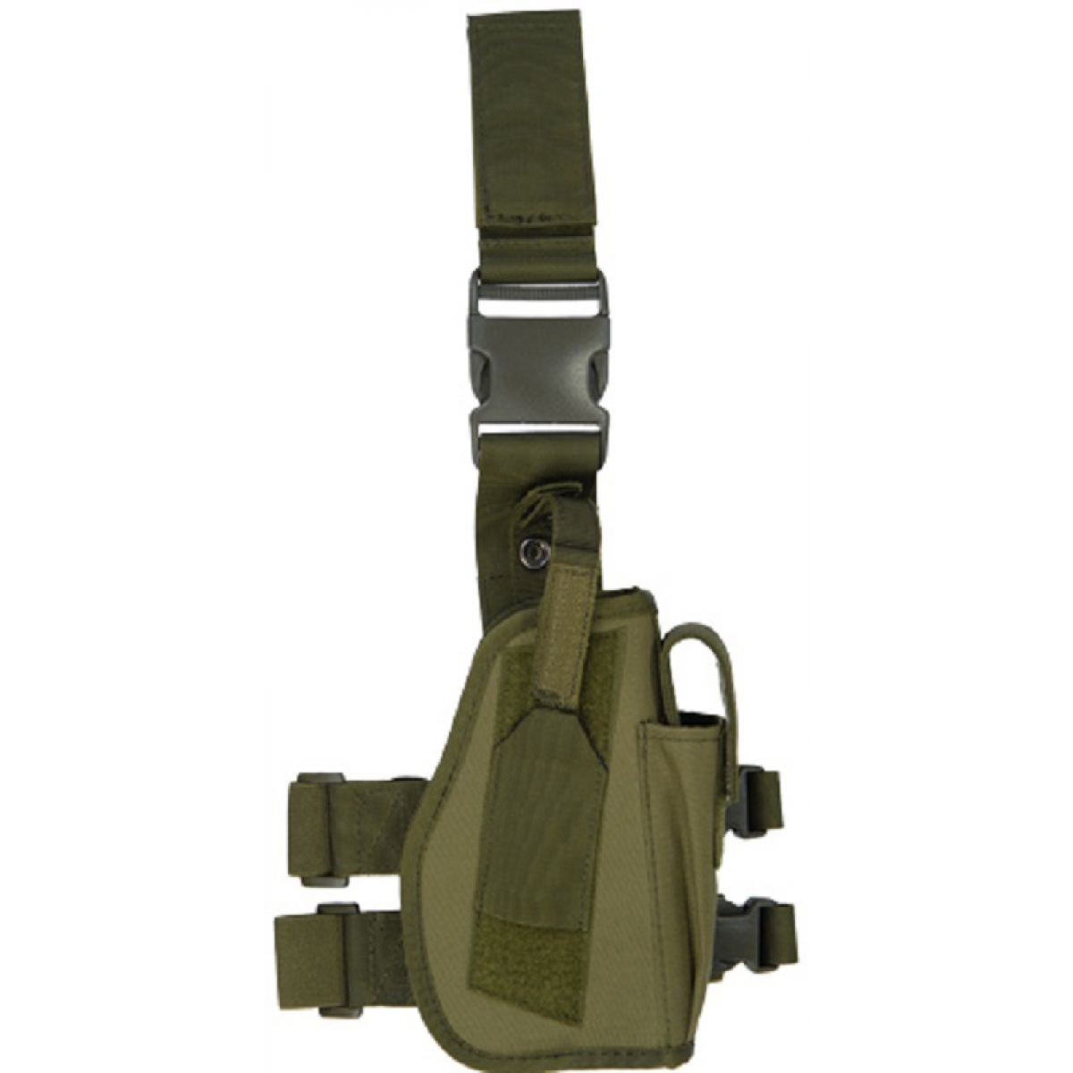 Lancer Tactical Nylon Drop Leg Holster OD GREEN Airsoft Megastore