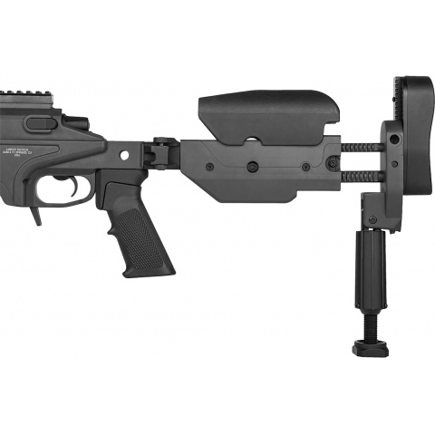 Lancer Tactical LTR338L Bolt Action Rifle w/ Folding Stock - BLACK