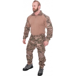 Lancer Tactical Airsoft Gen 3 Combat Shirt / Pants BDU - CAMO DESERT
