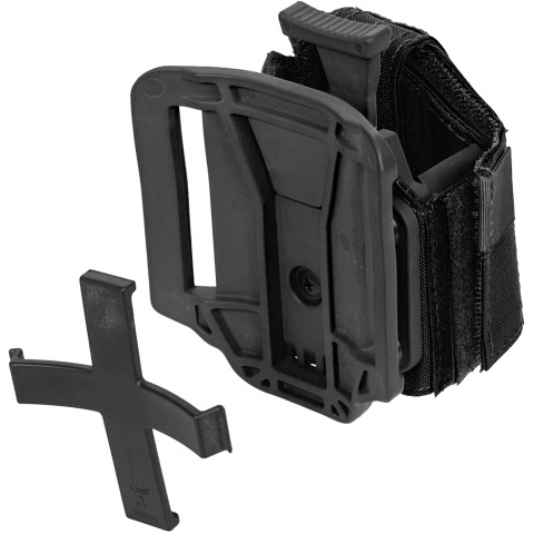 Lancer Tactical Universal Polyester Airsoft Pistol Holster - BLACK