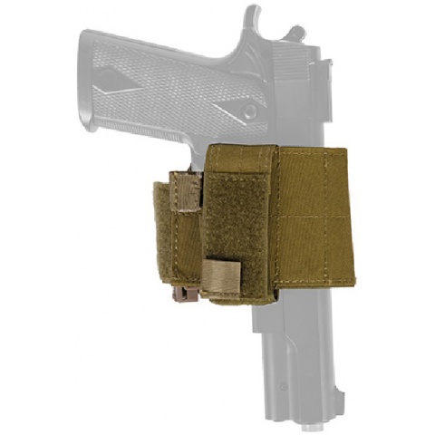 Lancer Tactical Universal Pistol Holster w/ Belt Clip - DARK EARTH