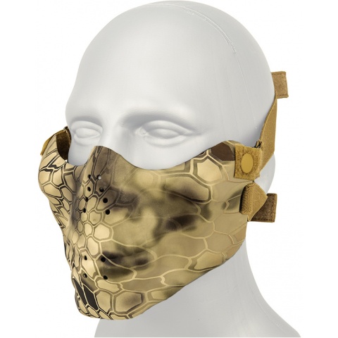 AMA Tactical Airsoft Half Face Skull Mask - HLD