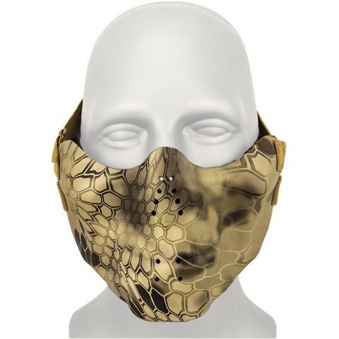 AMA Tactical Airsoft Half Face Skull Mask - HLD