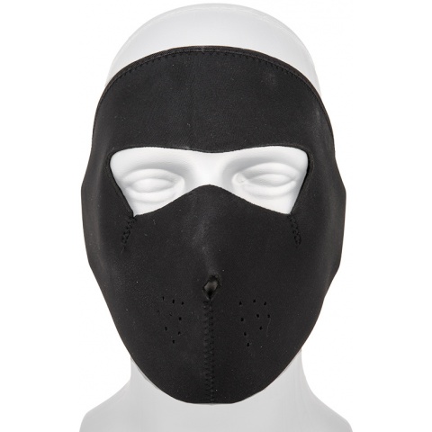 AMA Tactical Airsoft Neoprene Full Face Mask - BLACK