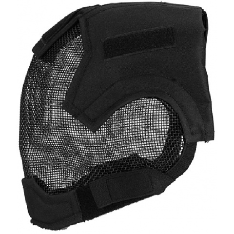AMA Airsoft Tactical V6 Strike Mesh Full-Face Mask - BLACK