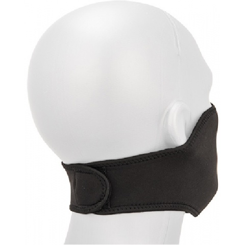 AMA Tactical Airsoft Neoprene Half Face Mask - BLACK